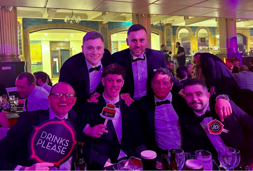 Miro team - Red Rose Awards 2025 - Blackpool Winter Gardens.